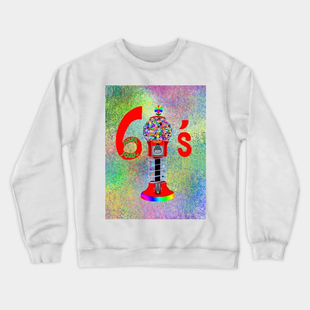 Sprinkle Rainbow Gumball Machine Crewneck Sweatshirt by Art by Deborah Camp